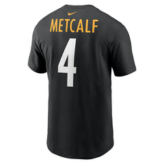 DK Metcalf Pittsburgh Steelers Name & Number T-Shirt - Black | Nike sale