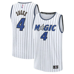 Jalen Suggs Orlando Magic Fast Break Replica Jersey - White - Association Edition | Fanatics online