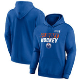 Edmonton Oilers Fanatics 2025 Stanley Cup Playoffs Breakout Fleece Pullover Hoodie Royal