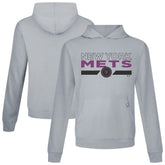 New York Mets Levelwear City Connect Relay No Hitter Pullover Hoodie - Gray