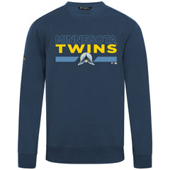 Minnesota Twins Levelwear City Connect Zane No Hitter Pullover Sweatshirt - Navy
