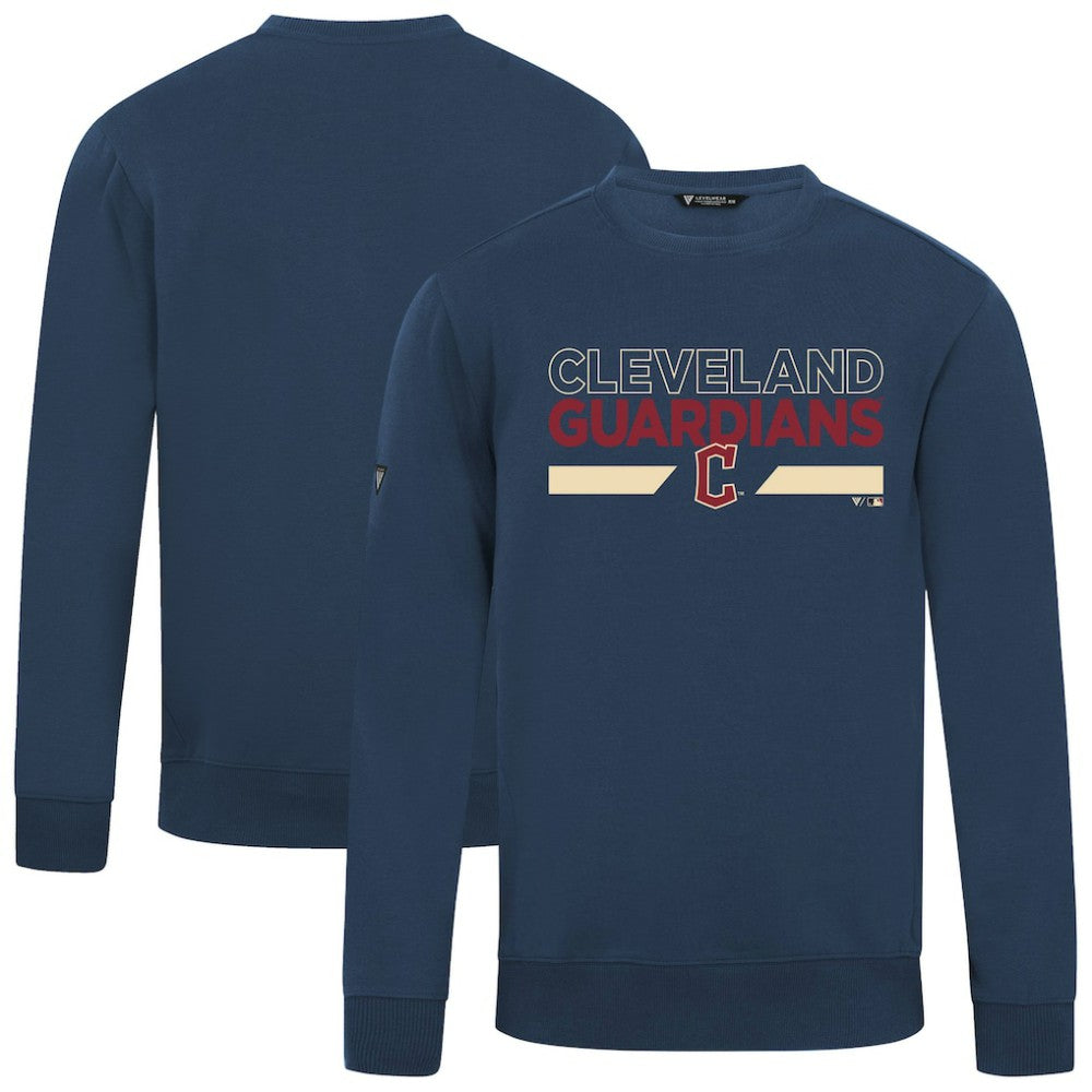 Cleveland Guardians Levelwear City Connect Zane No Hitter Pullover Sweatshirt - Navy
