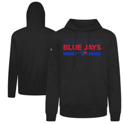 Toronto Blue Jays Levelwear City Connect Podium No Hitter Pullover Hoodie - Black