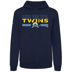 Minnesota Twins Levelwear City Connect Podium No Hitter Pullover Hoodie - Navy