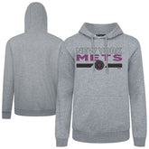 New York Mets Levelwear City Connect Podium No Hitter Pullover Hoodie - Gray