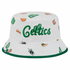 Boston Celtics Team Cheer Reversible Bucket Hat - White | New Era discount