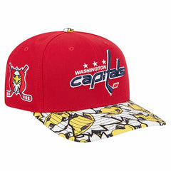 Washington Capitals New Era Mascot Visor 9SEVENTY Adjustable Hat Red