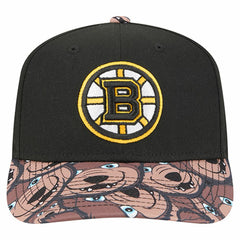 Boston Bruins New Era Mascot Visor 9SEVENTY Adjustable Hat Black