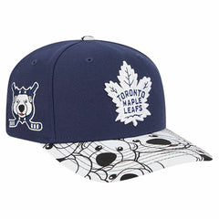 Toronto Maple Leafs New Era Mascot Visor 9SEVENTY Adjustable Hat Blue