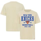 New York Knicks Sportiqe Unisex Duke Premium T-Shirt - Cream sale