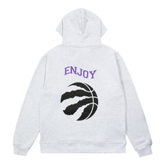 Enjoy Basketball x Toronto Raptors Unisex Hoop Enthusiast Capsule Collection Pullover Hoodie - Heather Gray for sale