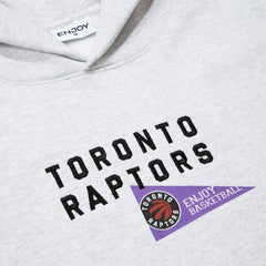 Enjoy Basketball x Toronto Raptors Unisex Hoop Enthusiast Capsule Collection Pullover Hoodie - Heather Gray for sale