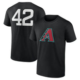 Arizona Diamondbacks Jackie Robinson Day Name & Number T-Shirt - Black