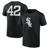 Chicago White Sox Jackie Robinson Day Name & Number T-Shirt - Black