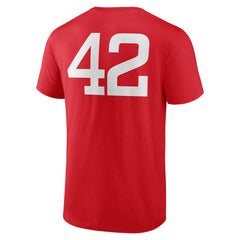 Cincinnati Reds Jackie Robinson Day Name & Number T-Shirt - Red