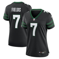 Justin Fields New York Jets Women's Alternate Game Jersey - Black | Nike sale