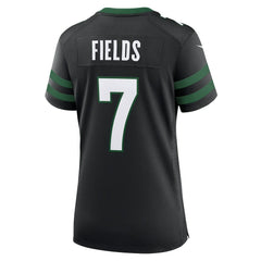 Justin Fields New York Jets Women's Alternate Game Jersey - Black | Nike sale