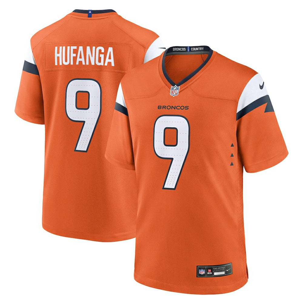 Talanoa Hufanga Denver Broncos Team Game Jersey - Orange | Nike online