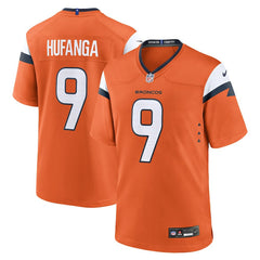 Talanoa Hufanga Denver Broncos Team Game Jersey - Orange | Nike online