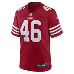 Jon Weeks San Francisco 49ers Team Game Jersey - Scarlet | Nike for sale