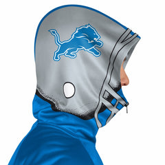 Detroit Lions Pro Player Helmet Full-Zip Hooded Track Jacket - Blue/Silver online
