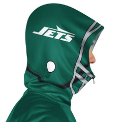 New York Jets Pro Player Helmet Full-Zip Hooded Track Jacket - Green/Black on sale