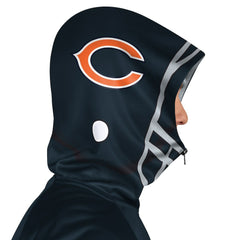 Chicago Bears Pro Player Helmet Full-Zip Hooded Track Jacket - Navy/Orange cheap
