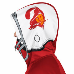 Tampa Bay Buccaneers Pro Player Retro Helmet Full-Zip Hooded Track Jacket - Red/Orange on sale