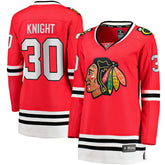 Spencer Knight Chicago Blackhawks Fanatics Women's Home Breakaway Player Jersey Red