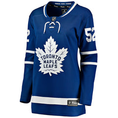 Reese Johnson Toronto Maple Leafs Fanatics Women's Home Breakaway Player Jersey Blue