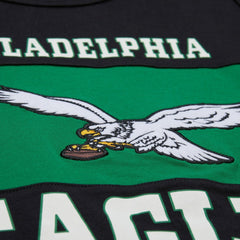 Philadelphia Eagles Retro Colorblock Tank Top - Black sale