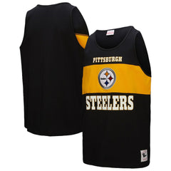 Pittsburgh Steelers Retro Colorblock Tank Top - Black on sale