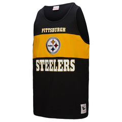 Pittsburgh Steelers Retro Colorblock Tank Top - Black on sale