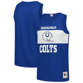Indianapolis Colts Retro Colorblock Tank Top - Royal on sale