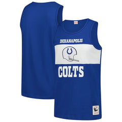 Indianapolis Colts Retro Colorblock Tank Top - Royal on sale