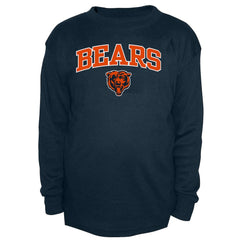 Chicago Bears Big & Tall Thermal Long Sleeve Crew Neck T-Shirt - Navy on sale