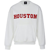 Houston Texans Cuce Women's Chenille Jeweled Sweatshirt - White outlet