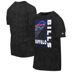 Buffalo Bills New Era Retro Logo Enzyme Washed Oversized T-Shirt - Black on sale