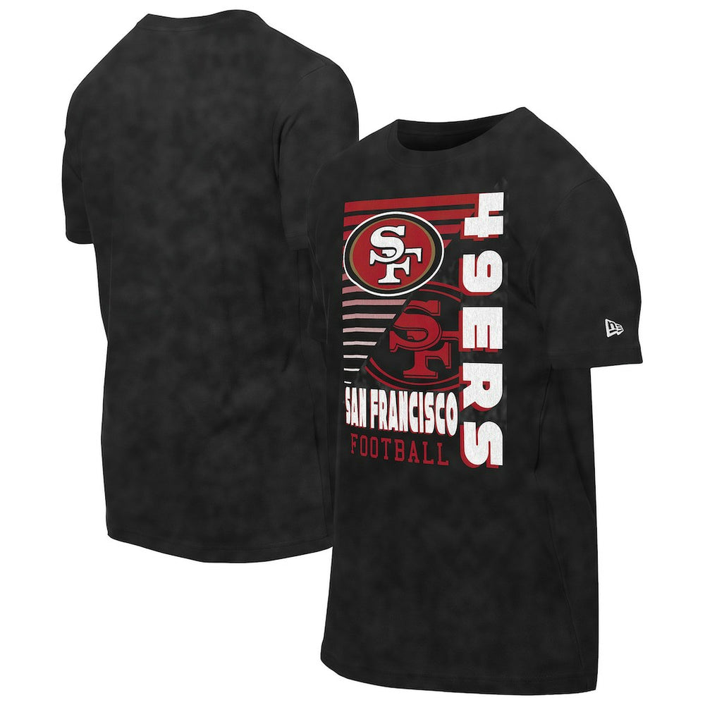 San Francisco 49ers New Era Enzyme Washed Oversized T-Shirt - Black discount