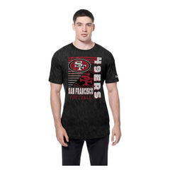 San Francisco 49ers New Era Enzyme Washed Oversized T-Shirt - Black discount