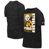 Pittsburgh Steelers New Era Enzyme Washed Oversized T-Shirt - Black on sale