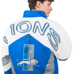 Detroit Lions Pro Player Shoulder To Shoulder Polyfill Full-Zip Hooded Jacket - Blue sale