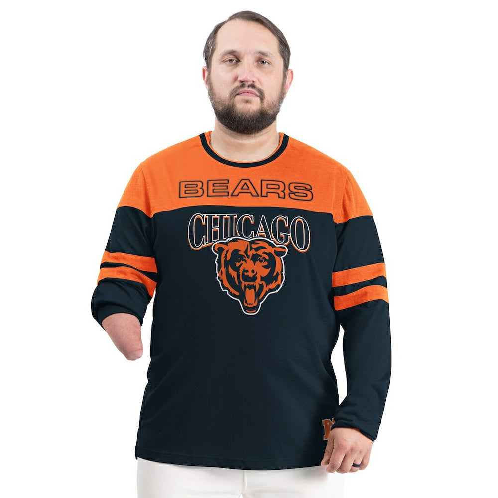 Chicago Bears G-III Sports by Carl Banks Adaptive Outlast Long Sleeve T-Shirt - Navy/Orange outlet