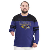 Baltimore Ravens G-III Sports by Carl Banks Adaptive Outlast Long Sleeve T-Shirt - Purple/Black cheap