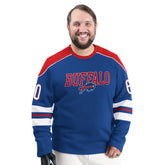Buffalo Bills G-III Sports by Carl Banks Adaptive Lord Stanley Crewneck Sweatshirt - Royal on sale