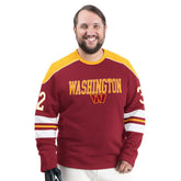 Washington Commanders G-III Sports by Carl Banks Adaptive Lord Stanley Crewneck Sweatshirt - Burgundy online