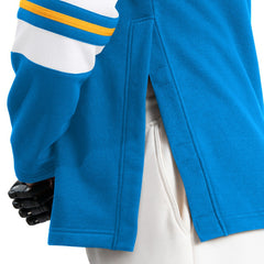 Los Angeles Chargers G-III Sports by Carl Banks Adaptive Lord Stanley Crewneck Sweatshirt - Powder Blue on sale