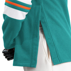 Miami Dolphins G-III Sports by Carl Banks Adaptive Lord Stanley Crewneck Sweatshirt - Aqua cheap