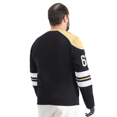 New Orleans Saints G-III Sports by Carl Banks Adaptive Lord Stanley Crewneck Sweatshirt - Black outlet