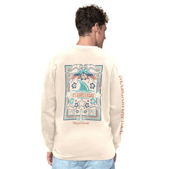 Pittsburgh Steelers Margaritaville Five O'Clock Henley Long Sleeve T-Shirt - Cream online